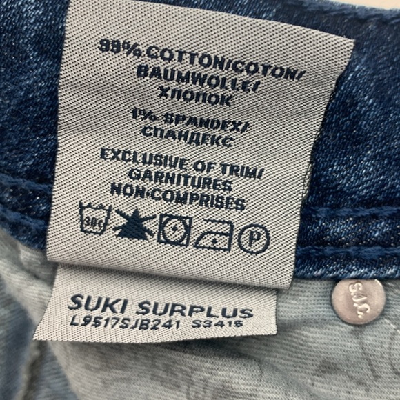 Silver jeans Suki Surplus Bootcut Size 32 Medium wash denim stretch Flap pocket - Picture 8 of 15